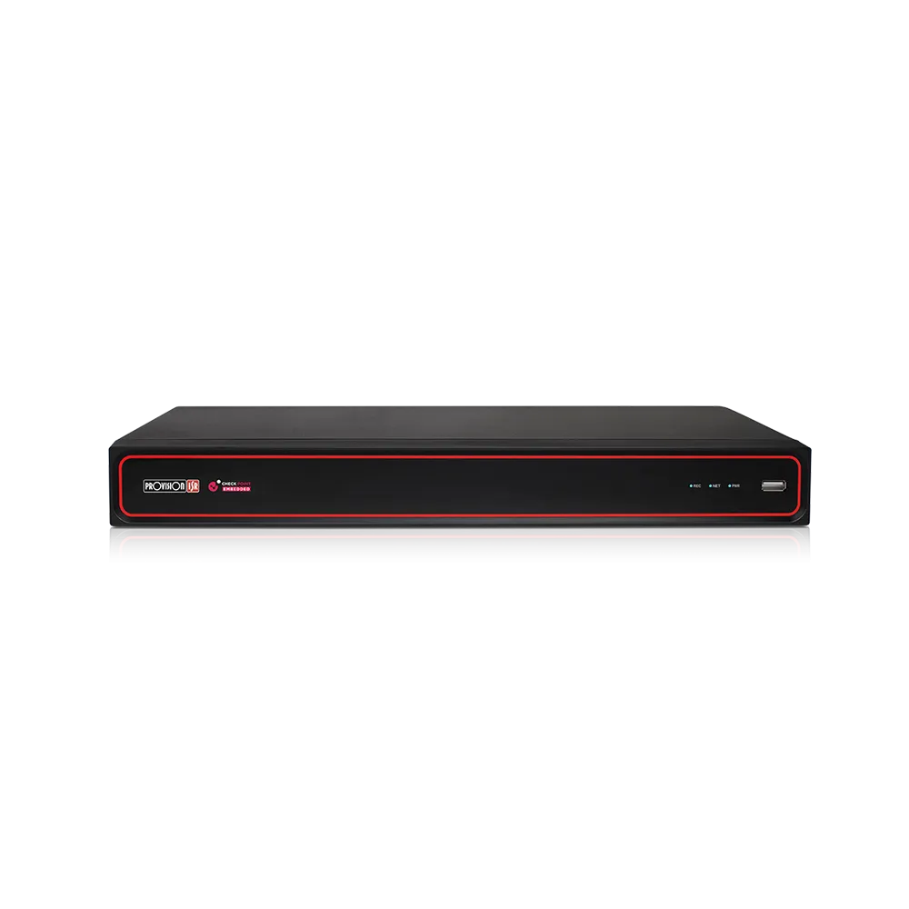 Provision ISR NVR12-16400FAN(1U) – 16-kanavainen NVR-tallennin (12MP)